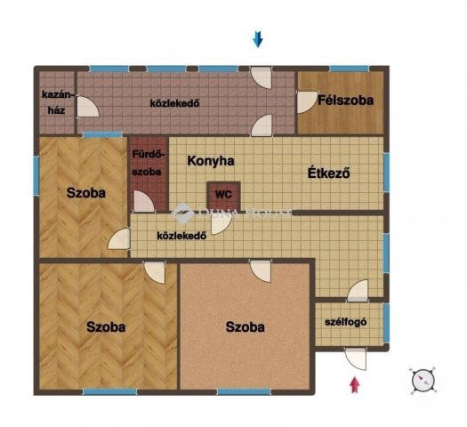 Eladó családi ház, Kecskeméten 91 M Ft, 3+1 szobás