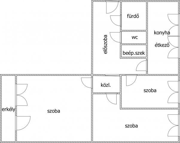 Eladó panellakás, Cegléden 43.9 M Ft, 2+1 szobás
