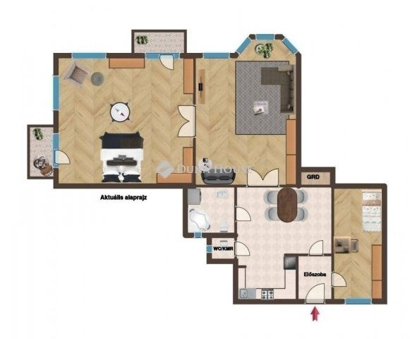 Eladó téglalakás, Budapesten, VII. kerületben 94 M Ft, 3 szobás