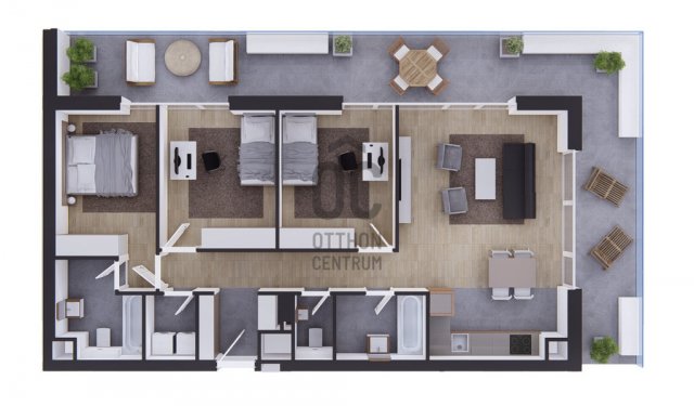 Eladó téglalakás, Budapesten, IX. kerületben 185.325 M Ft