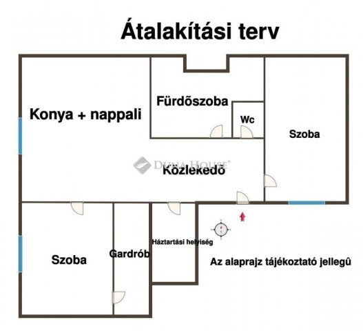 Eladó téglalakás, Budapesten, VIII. kerületben 76 M Ft, 3 szobás