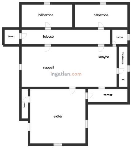 Eladó családi ház, Rakamazon 29.9 M Ft, 2+1 szobás