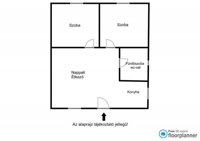 Eladó családi ház, Hernádon 25 M Ft, 2 szobás