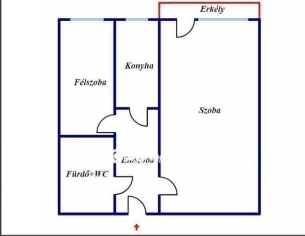Eladó panellakás, Miskolcon 22.99 M Ft, 1+1 szobás