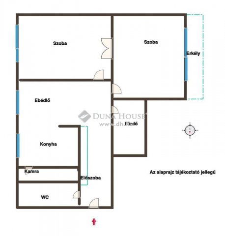 Eladó téglalakás, Kecskeméten 75 M Ft, 2 szobás
