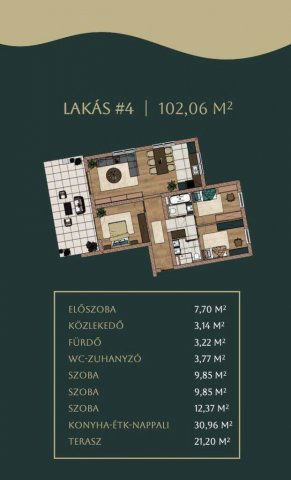 Eladó téglalakás, Balatonakarattyán 74.157 M Ft, 4 szobás