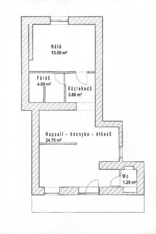 Eladó téglalakás, Budapesten, II. kerületben 89.9 M Ft, 2 szobás