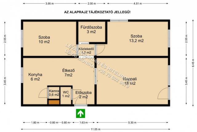 Eladó panellakás, Gyulán 31.9 M Ft, 2+1 szobás