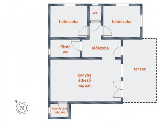 Eladó ikerház, Balatonszabadiban 64.5 M Ft, 3 szobás