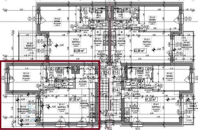 Eladó téglalakás, Sárváron 54.7 M Ft, 2 szobás