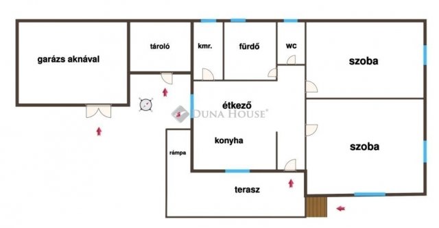 Eladó családi ház, Kecskeméten 79.99 M Ft, 2 szobás