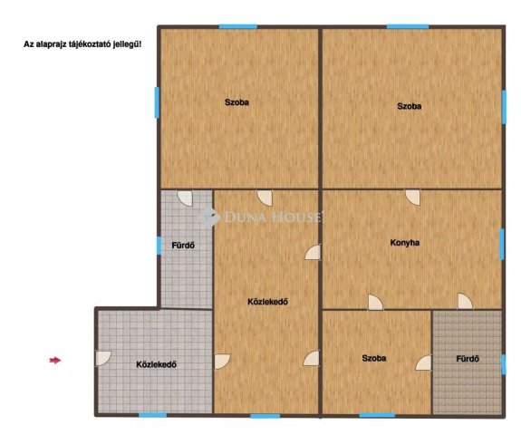 Eladó téglalakás, Győrött 89 M Ft, 3 szobás