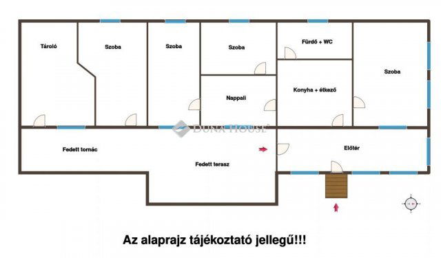 Eladó családi ház, Domonyban 63.5 M Ft, 5 szobás