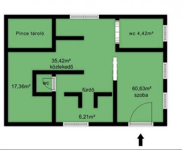 Eladó üzlethelyiség, Mérán 49.99 M Ft / költözzbe.hu