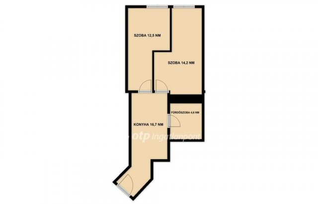 Eladó téglalakás, Budapesten, VI. kerületben 86 M Ft, 1 szobás