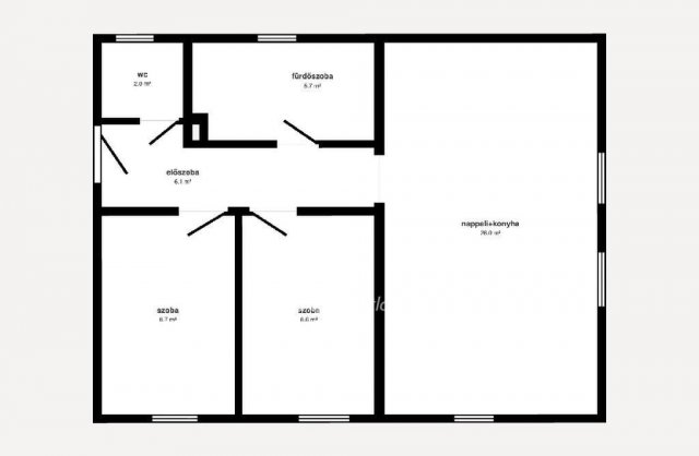 Eladó téglalakás, Hajdúnánáson 46.3 M Ft, 2 szobás