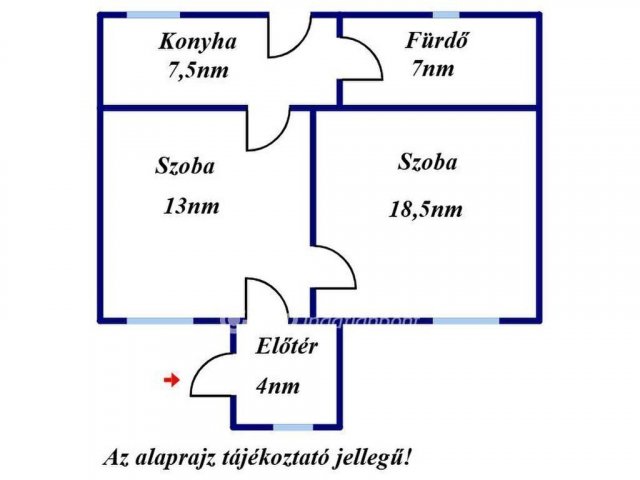 Eladó családi ház, Gyulán 34.9 M Ft, 2 szobás