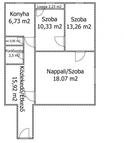 Kiadó panellakás, albérlet, Szentesen 130 E Ft / hó, 2+1 szobás