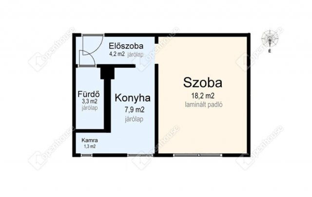 Eladó téglalakás, Miskolcon 22.99 M Ft, 1 szobás