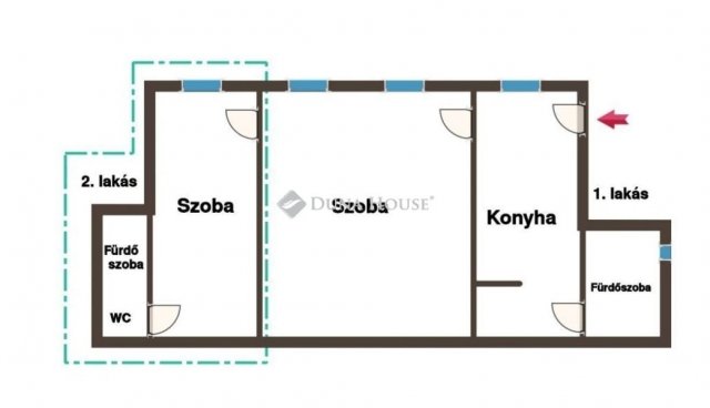 Eladó téglalakás, Budapesten, VII. kerületben 59.9 M Ft