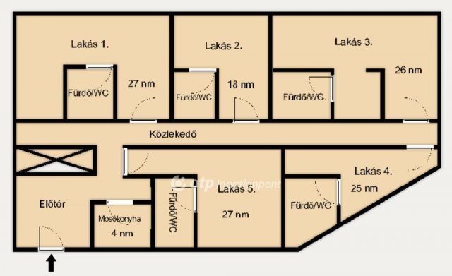 Eladó téglalakás, Budapesten, IX. kerületben 101 M Ft, 5 szobás