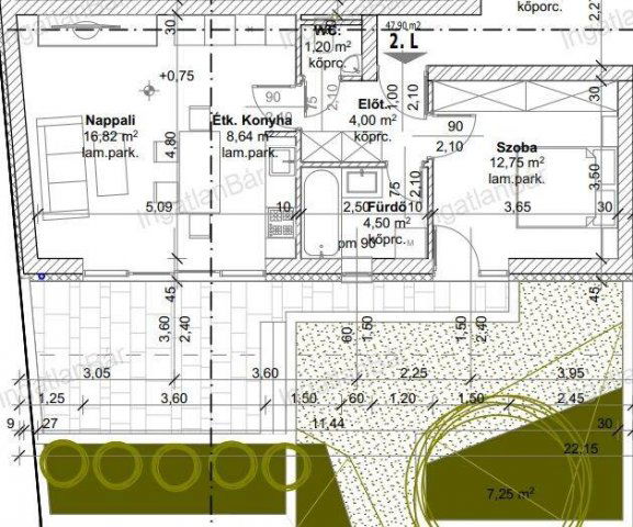 Eladó téglalakás, Nyíregyházán 63.111 M Ft, 1+1 szobás