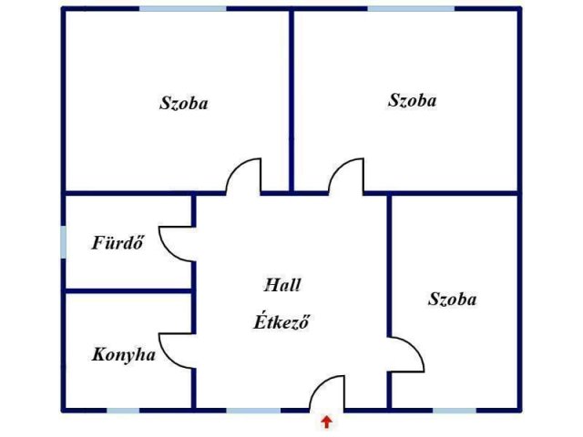 Eladó családi ház, Miskolcon 38 M Ft, 3 szobás