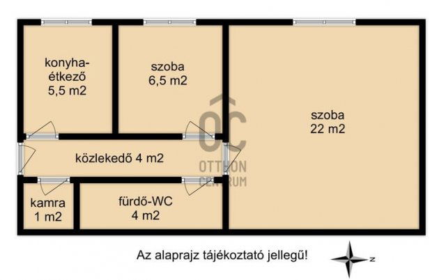 Eladó téglalakás, Nagykanizsán 25 M Ft, 2 szobás