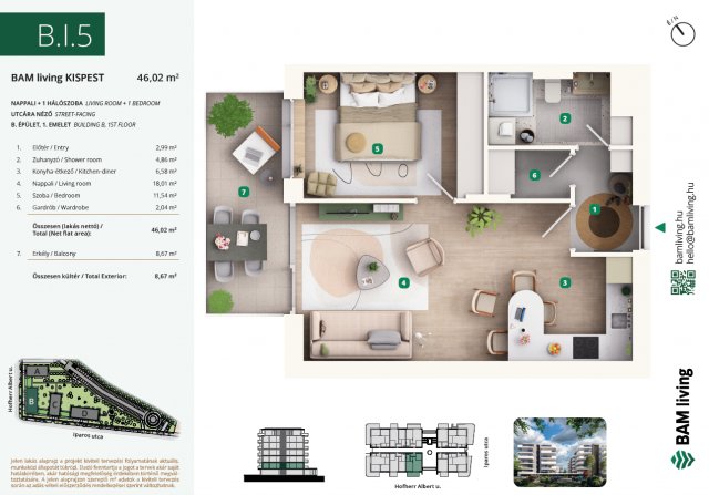 Eladó téglalakás, Budapesten, XIX. kerületben, Iparos utcában