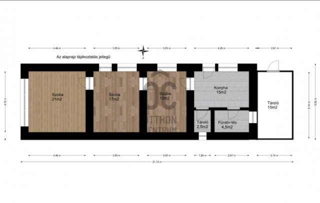 Eladó családi ház, Vasváron 18.5 M Ft, 3 szobás