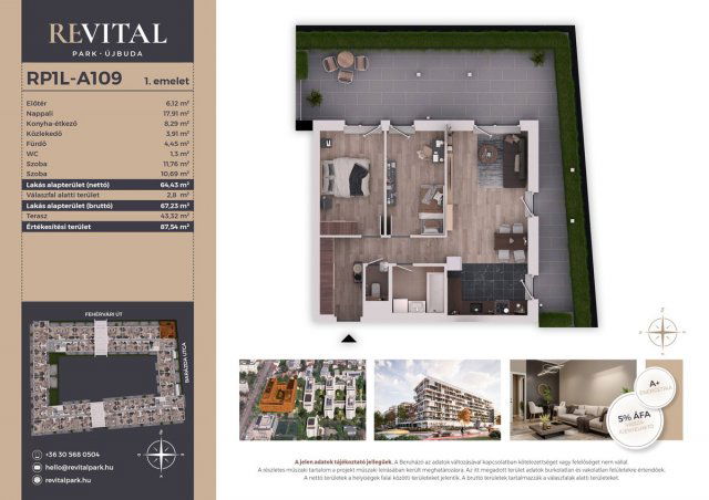 Eladó téglalakás, Budapesten, XI. kerületben, Fehérvári úton