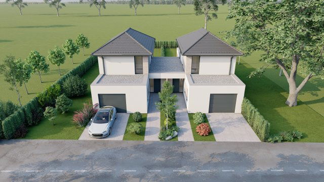 Eladó ikerház, Győrságon 66.1 M Ft, 4 szobás