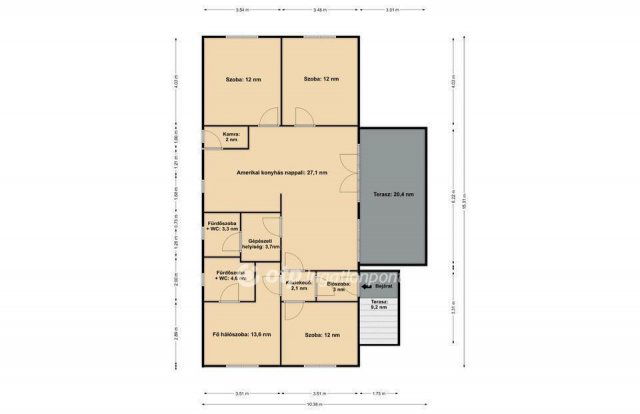 Eladó családi ház, Versegen 79.9 M Ft, 5 szobás