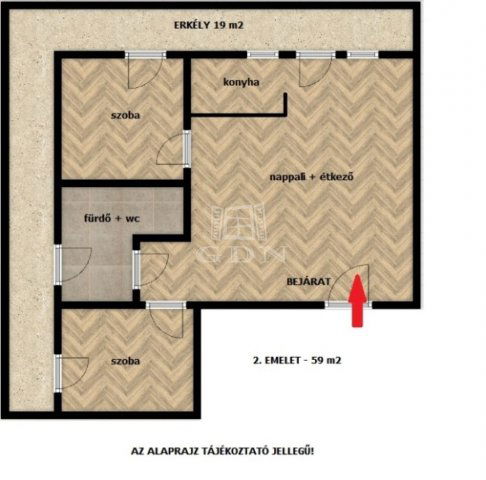 Eladó téglalakás, Budapesten, II. kerületben 136 M Ft, 3 szobás