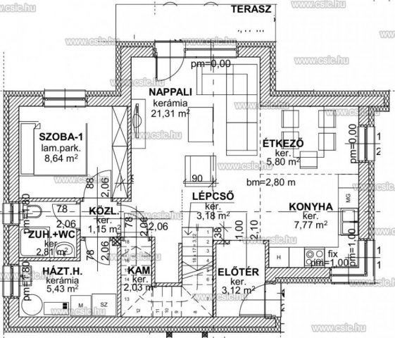 Eladó ikerház, Pilisborosjenőn 169 M Ft, 3+2 szobás
