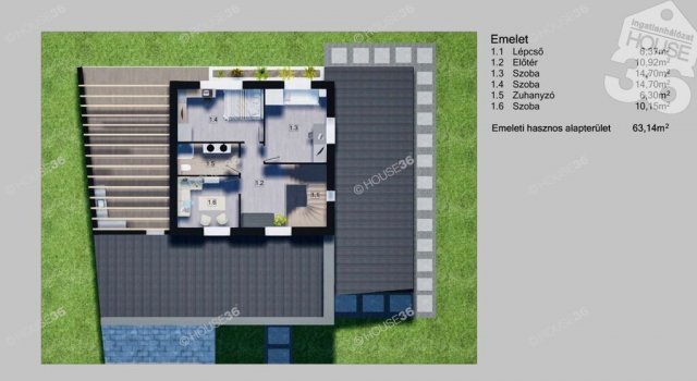 Eladó családi ház, Ballószögön 229 M Ft, 6 szobás