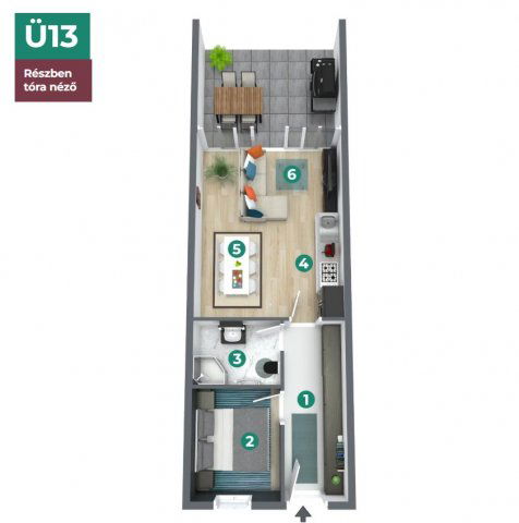 Eladó téglalakás, Balatonszemesen 78.9 M Ft, 1+1 szobás