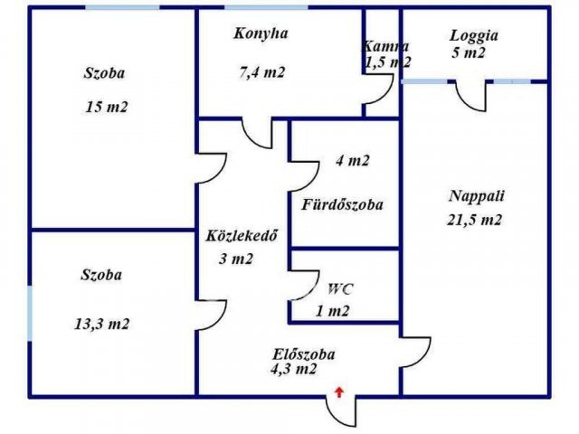 Eladó téglalakás, Nyíregyházán 51.9 M Ft, 3 szobás