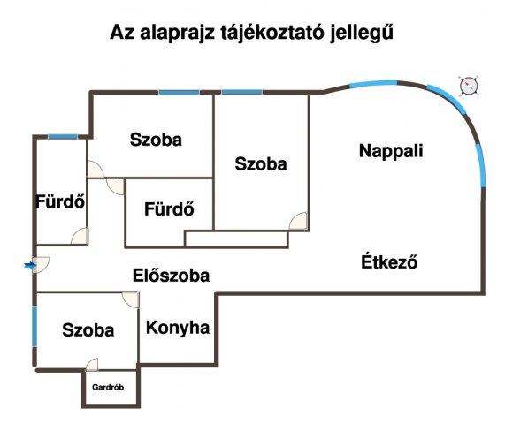Eladó téglalakás, Budapesten, XIII. kerületben 160 M Ft