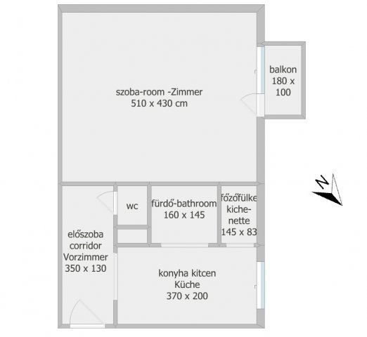 Eladó téglalakás, Salgótarjánban 16 M Ft, 1 szobás