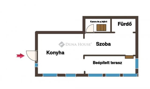 Eladó családi ház, Szombathelyen 14 M Ft, 1 szobás