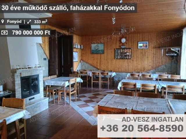 Eladó hotel, Fonyódon 790 M Ft, 22 szobás / költözzbe.hu