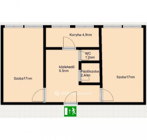 Eladó panellakás, Budapesten, III. kerületben 59.9 M Ft, 2 szobás