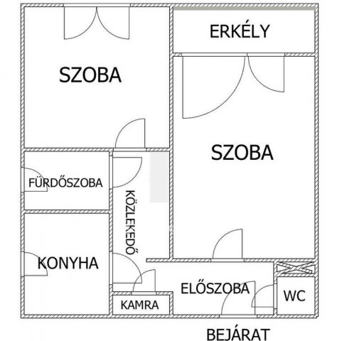 Eladó téglalakás, Egerben 37.9 M Ft, 2 szobás