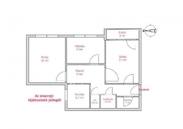 Eladó panellakás, Budapesten, X. kerületben 69.9 M Ft, 2+1 szobás