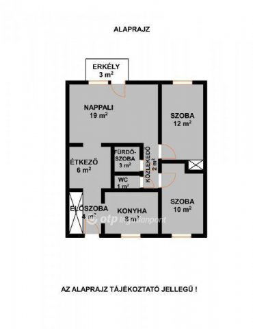 Eladó panellakás, Debrecenben 89 M Ft, 2 szobás