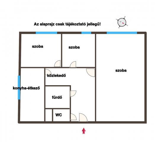 Eladó panellakás, Budapesten, XIII. kerületben 68 M Ft, 3 szobás