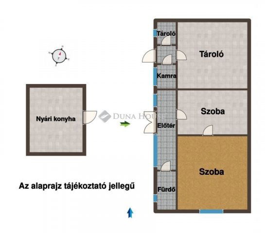 Eladó családi ház, Vácon 34.9 M Ft, 2 szobás