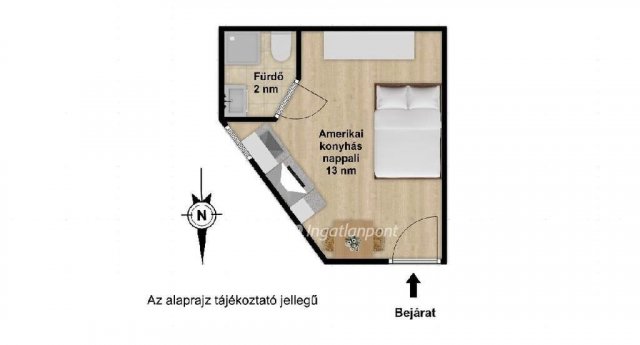 Eladó téglalakás, Budapesten, VIII. kerületben 19.9 M Ft