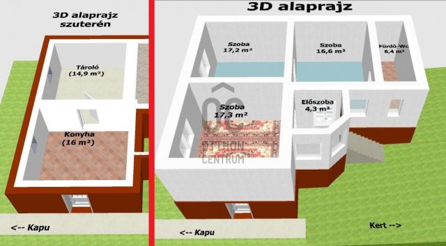 Eladó családi ház, Bekölcén 12.8 M Ft, 3 szobás